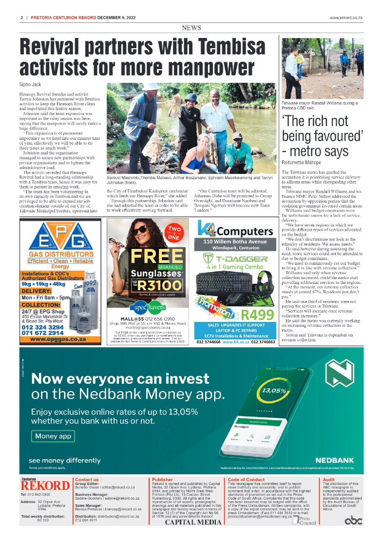Rekord Centurion 09 December 2022 page 2