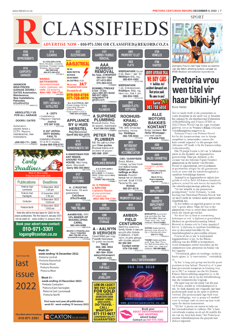Rekord Centurion 09 December 2022 page 7