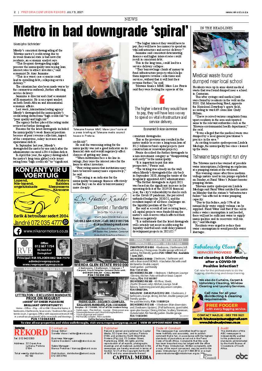 Rekord Centurion 09 July 2021 page 2