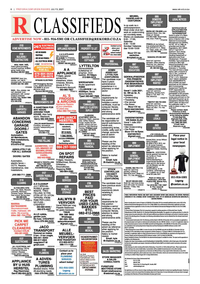 Rekord Centurion 09 July 2021 page 6