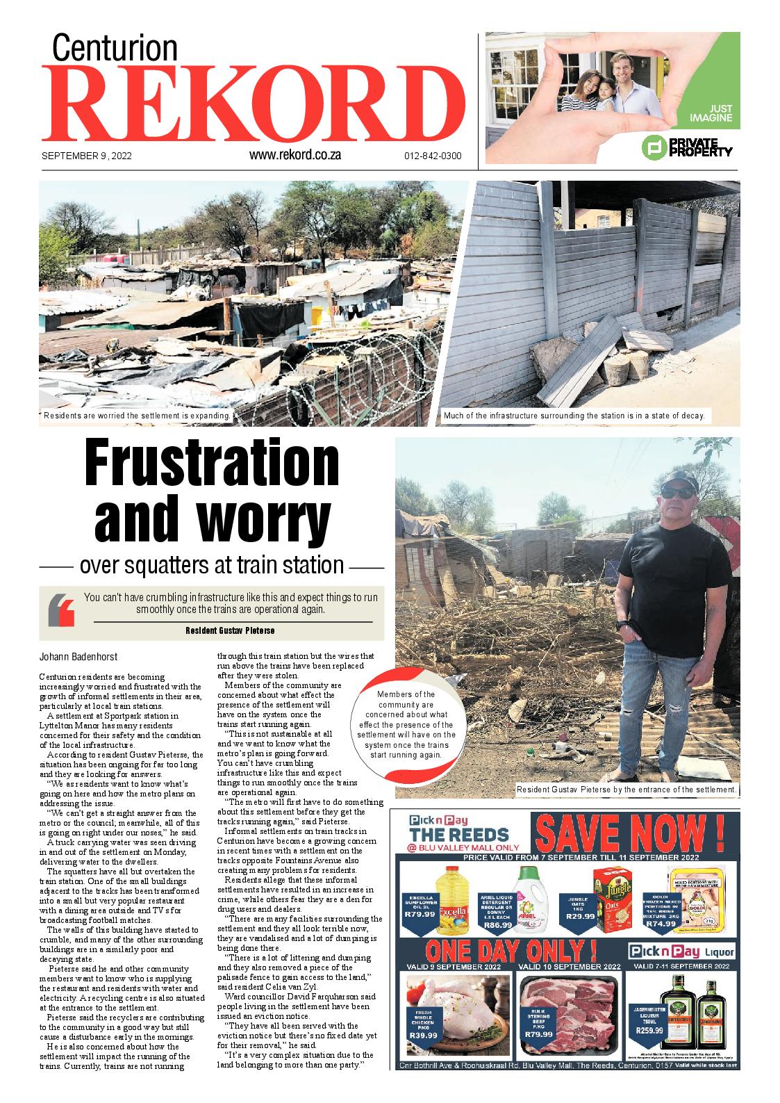 Rekord Centurion 09 September 2022 page 1
