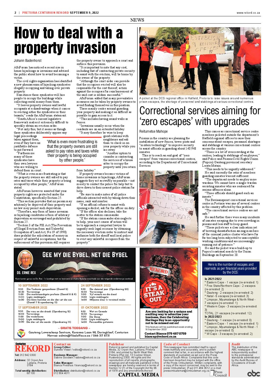 Rekord Centurion 09 September 2022 page 2