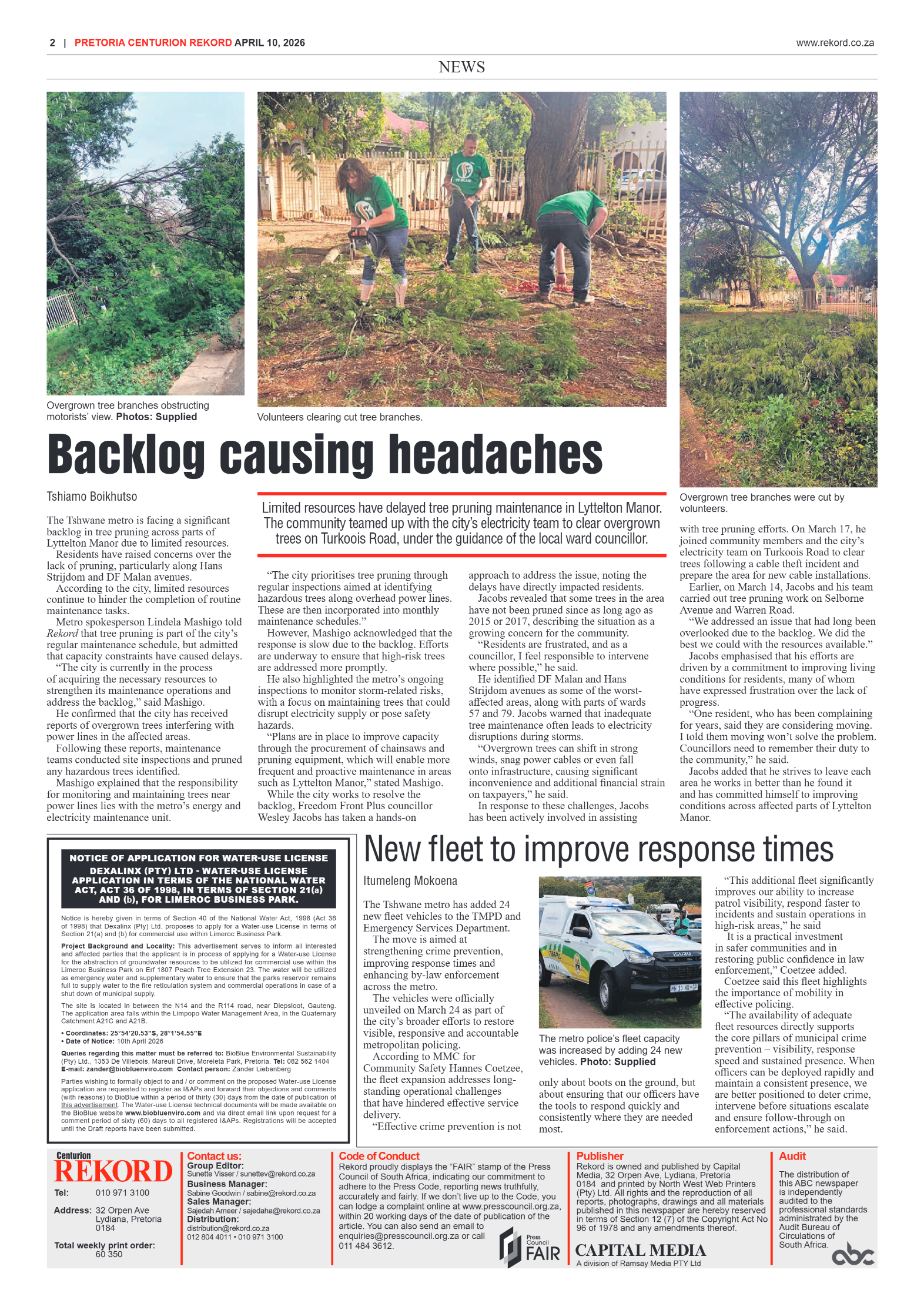 Rekord Centurion 10 April 2026 page 4