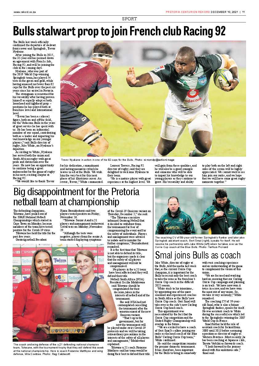 Rekord Centurion 10 December 2021 page 13