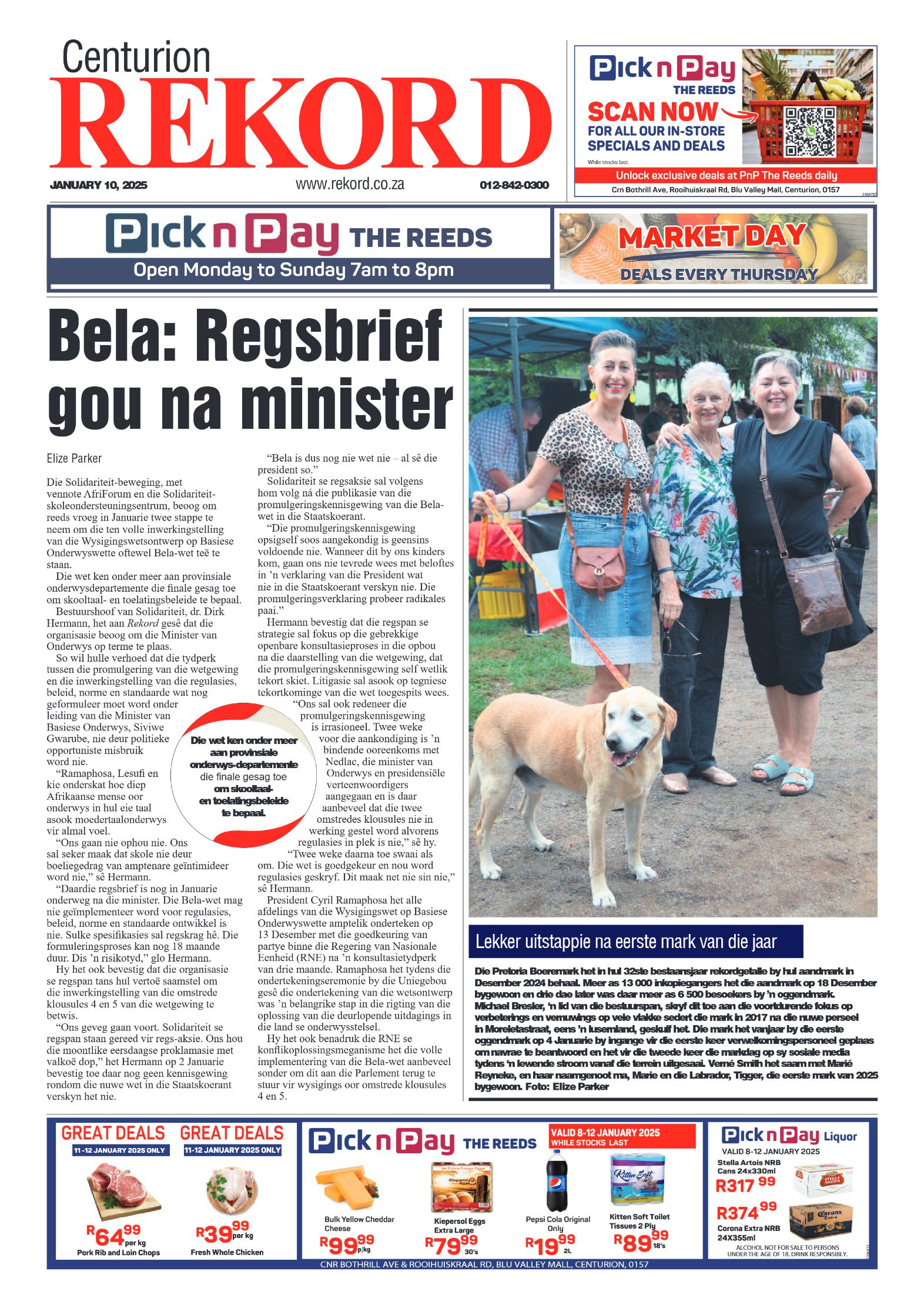 Rekord Centurion 10 January 2025 page 1