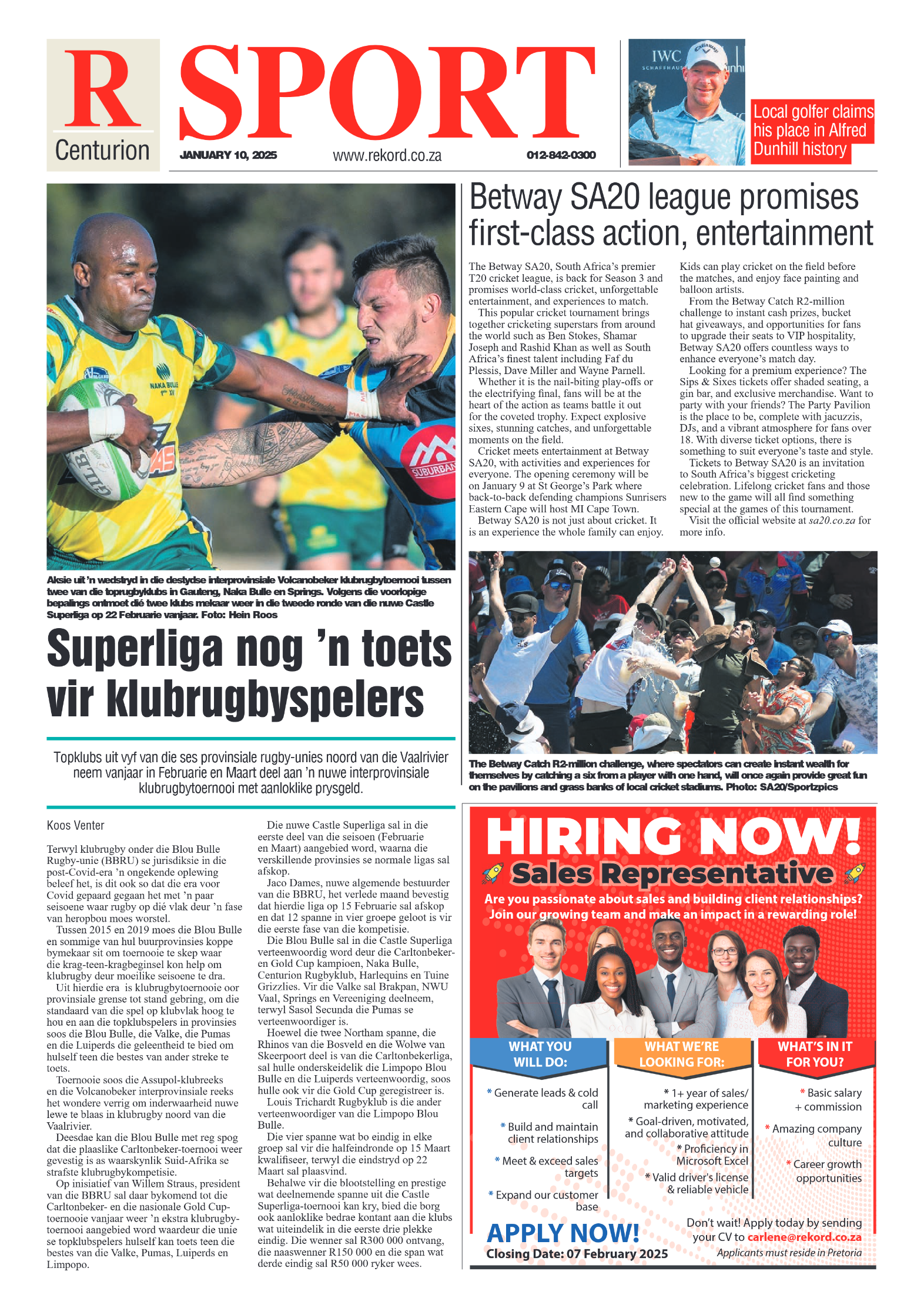 Rekord Centurion 10 January 2025 page 8