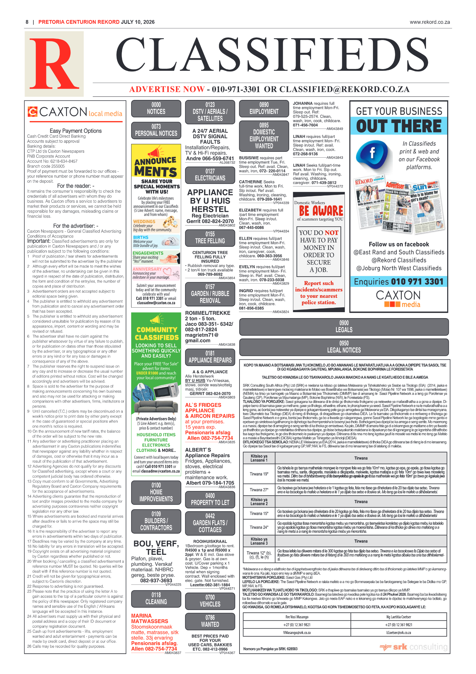 Rekord Centurion 10 July 2026 page 10
