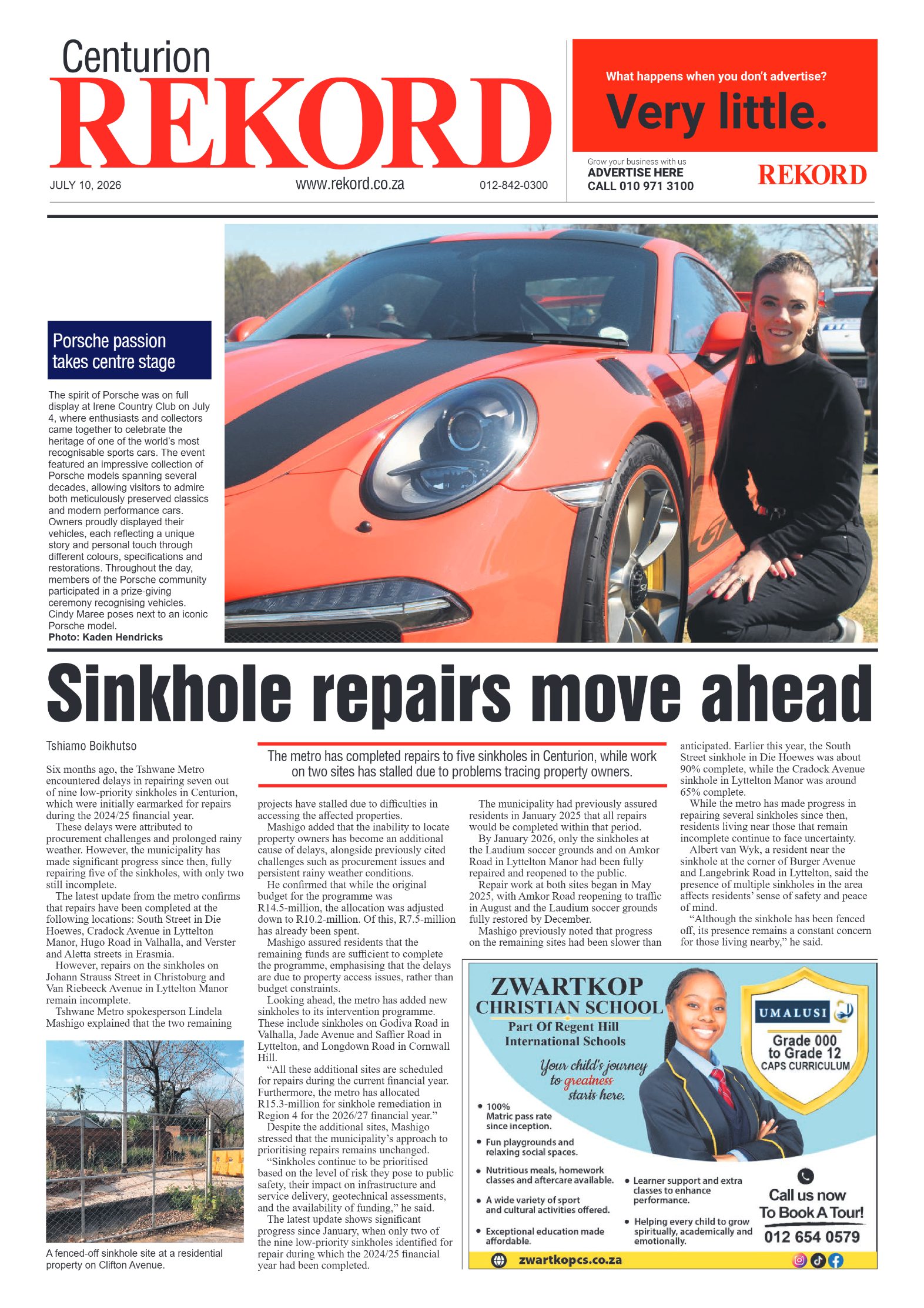 Rekord Centurion 10 July 2026 page 3