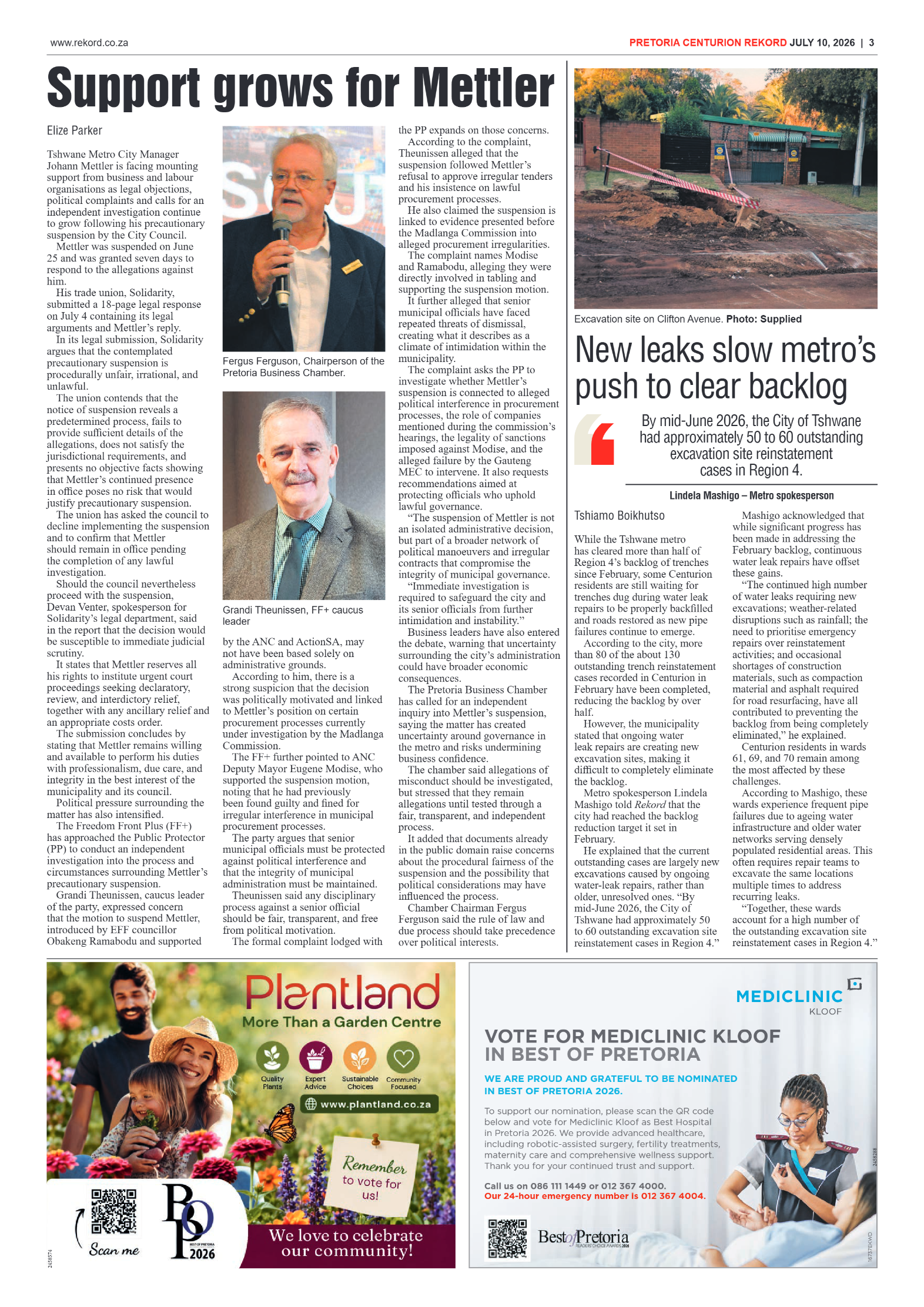 Rekord Centurion 10 July 2026 page 5