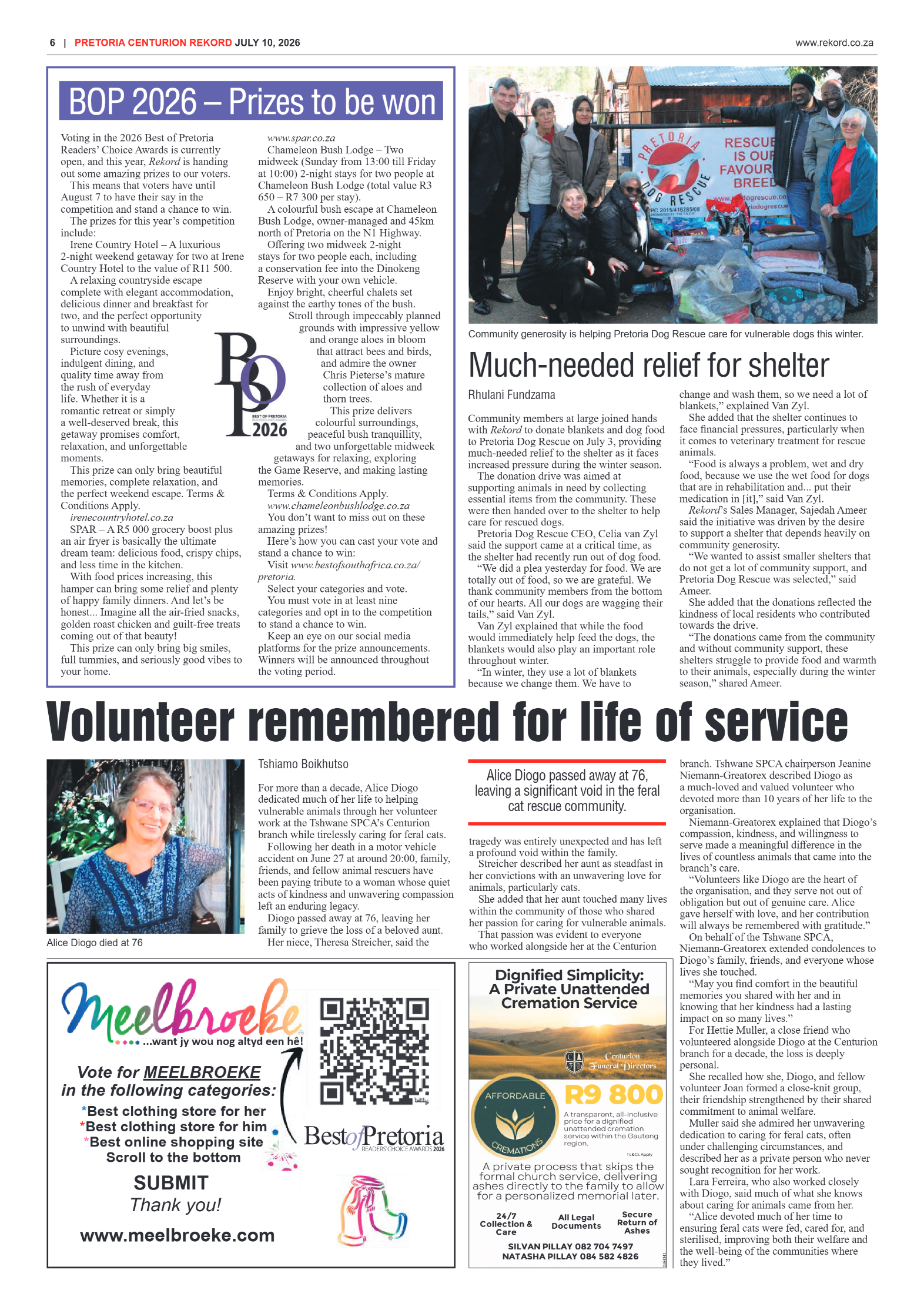 Rekord Centurion 10 July 2026 page 8