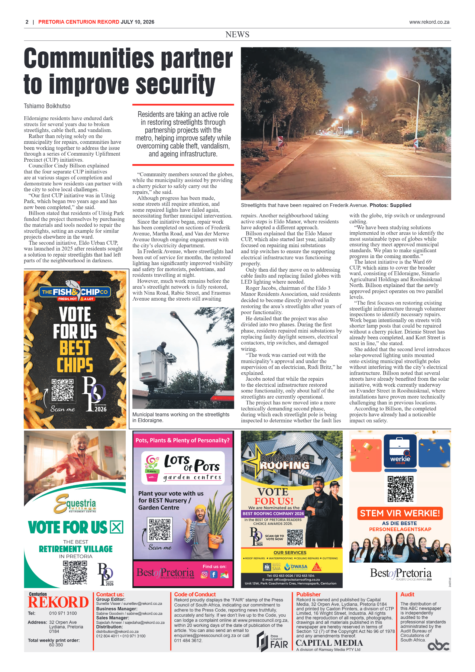 Rekord Centurion 10 July 2026 page 4
