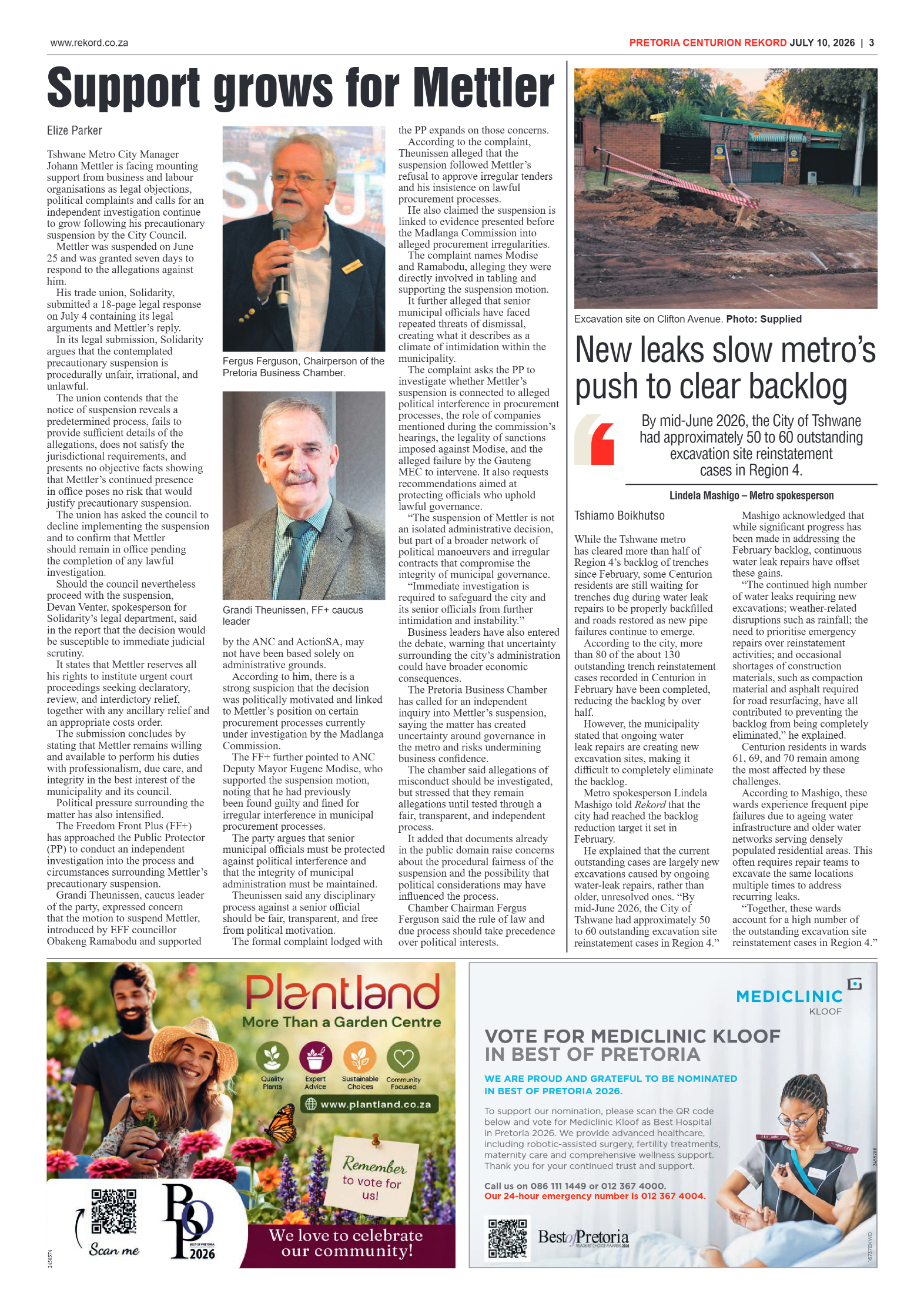 Rekord Centurion 10 July 2026 page 5