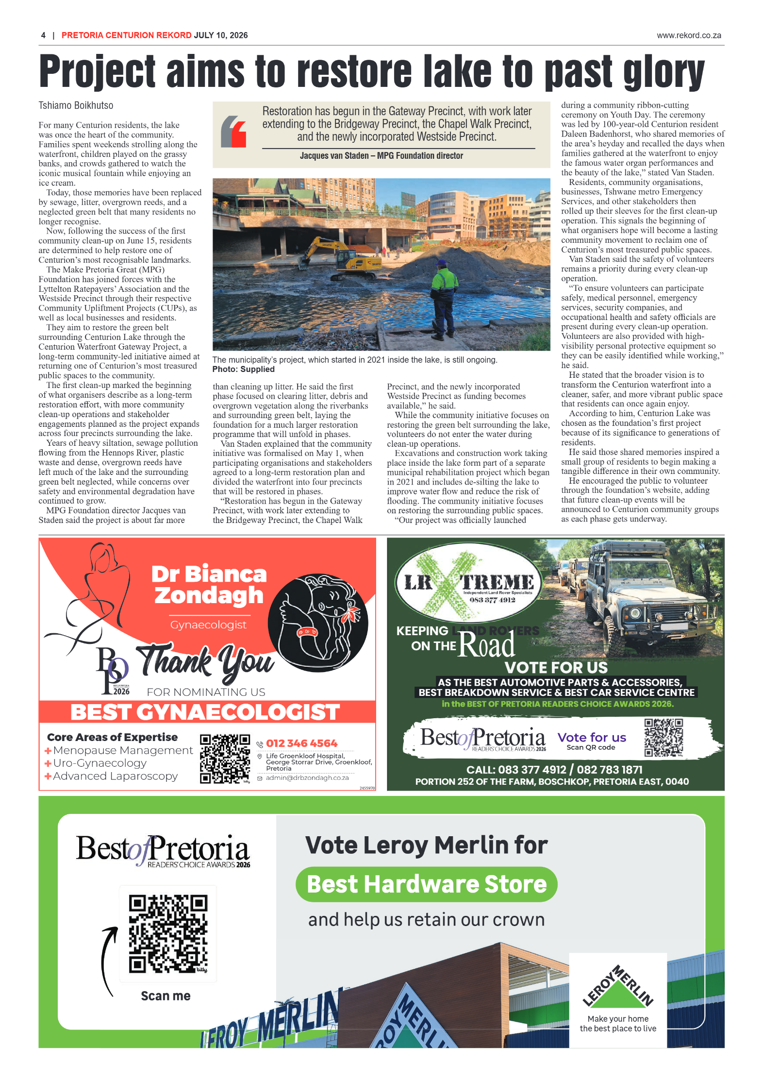 Rekord Centurion 10 July 2026 page 6
