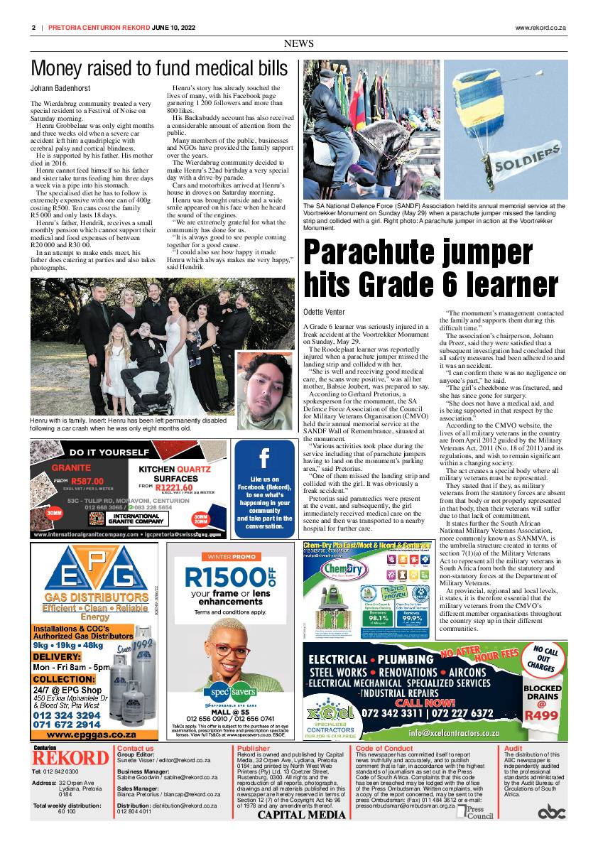 Rekord Centurion 10 June 2022 page 2
