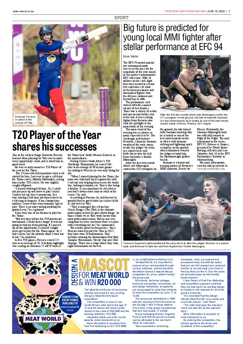 Rekord Centurion 10 June 2022 page 7