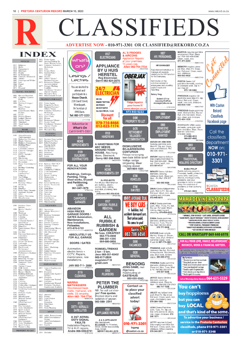 Rekord Centurion 10 March 2023 page 10