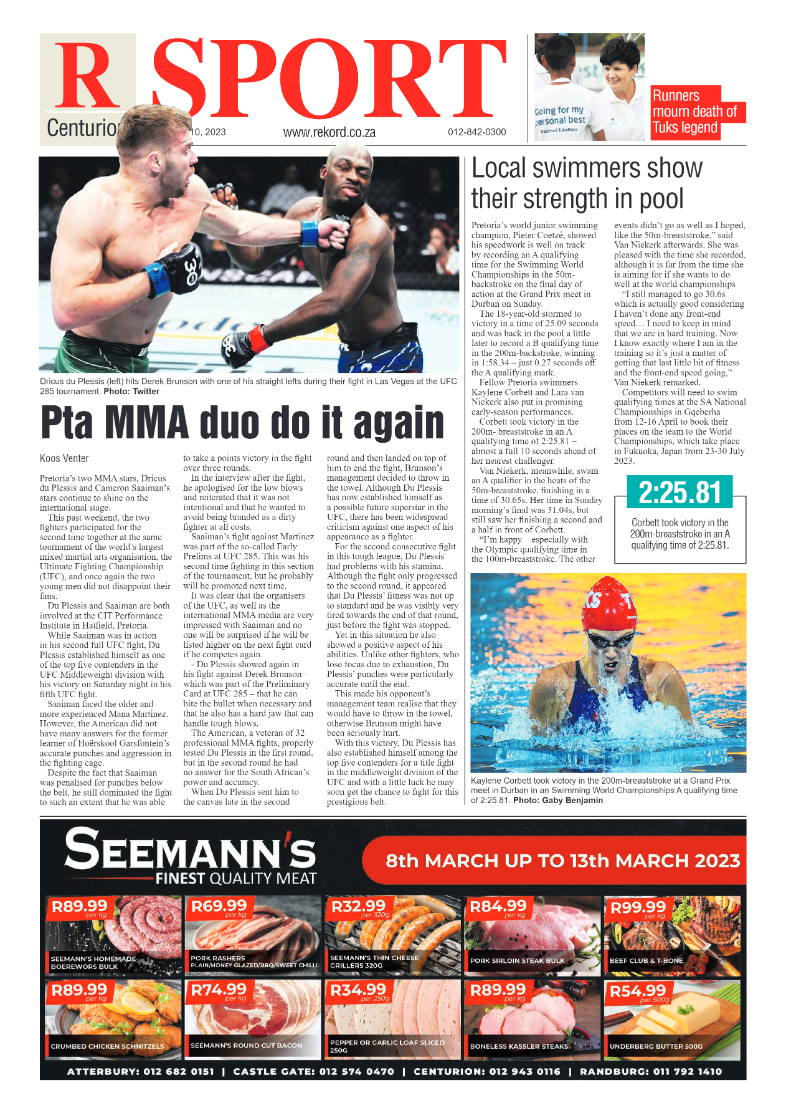 Rekord Centurion 10 March 2023 page 12