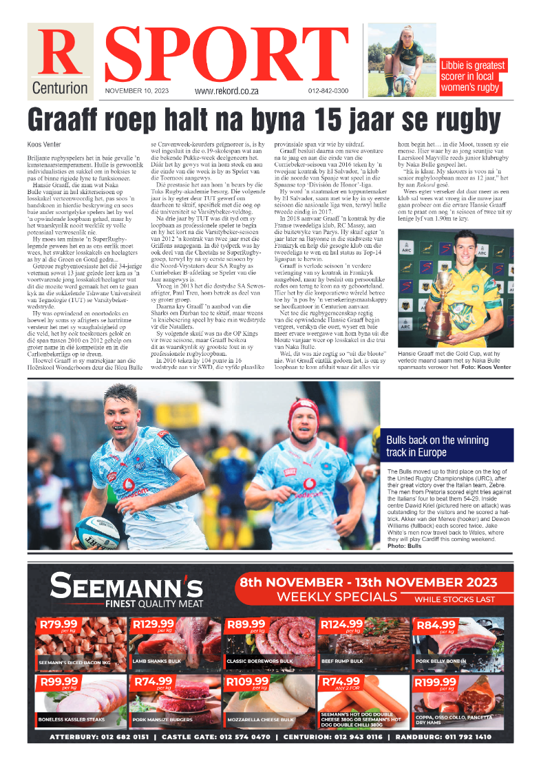 Rekord Centurion 10 November 2023 page 12
