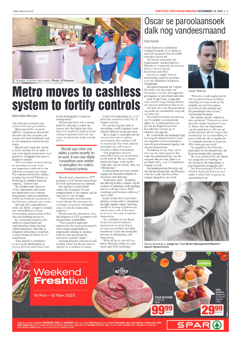 Rekord Centurion 10 November 2023 page 3
