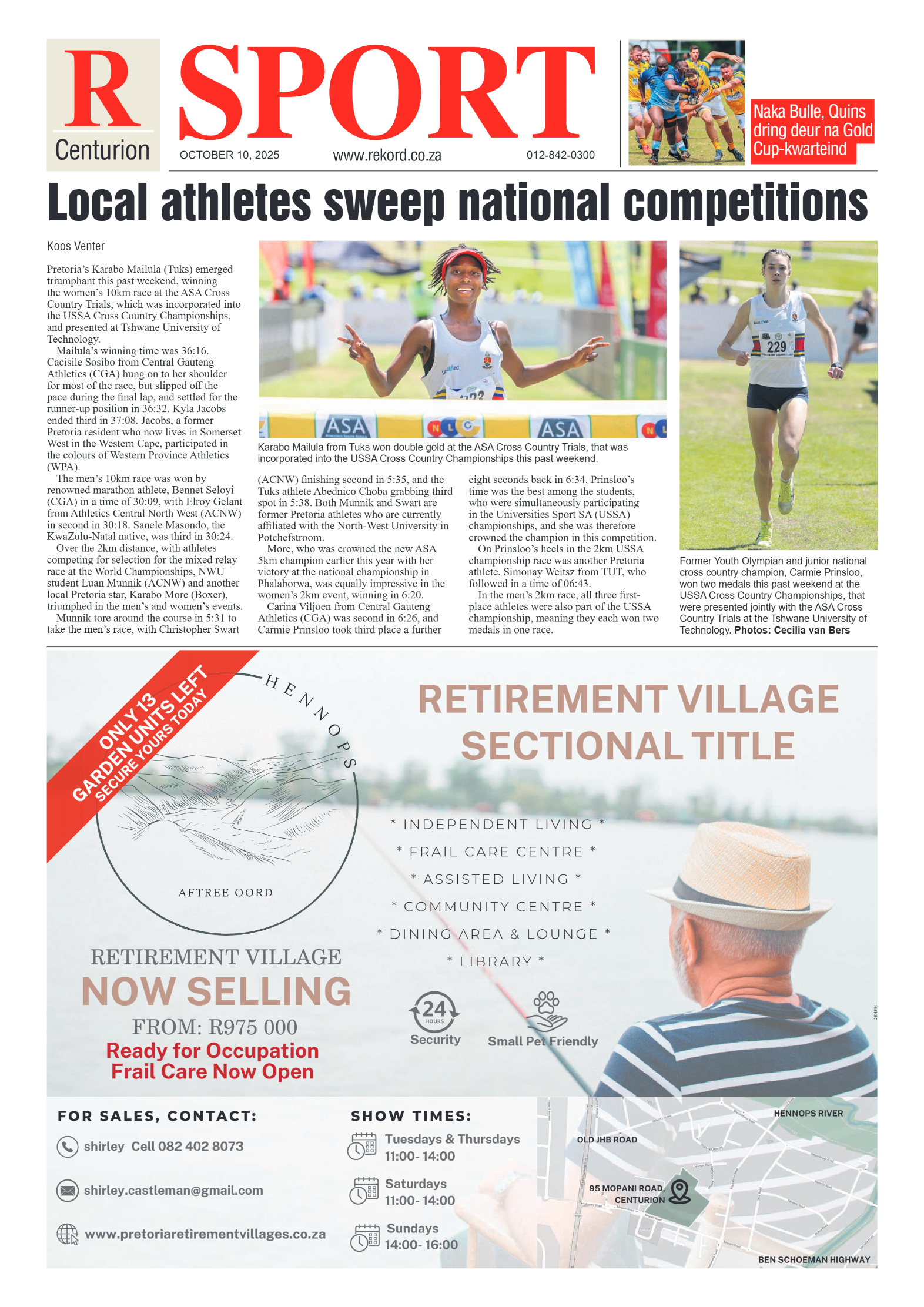 Rekord Centurion 10 October 2025 page 10