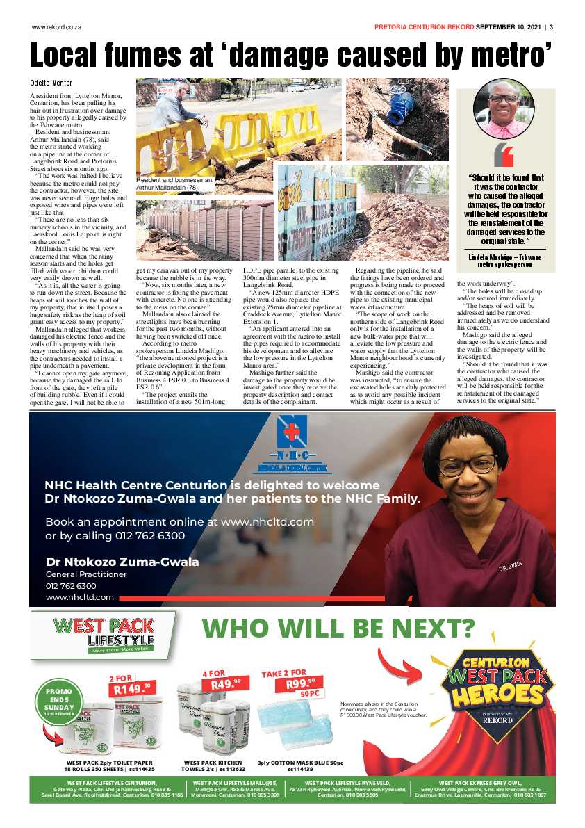 Rekord Centurion 10 September 2021 page 3