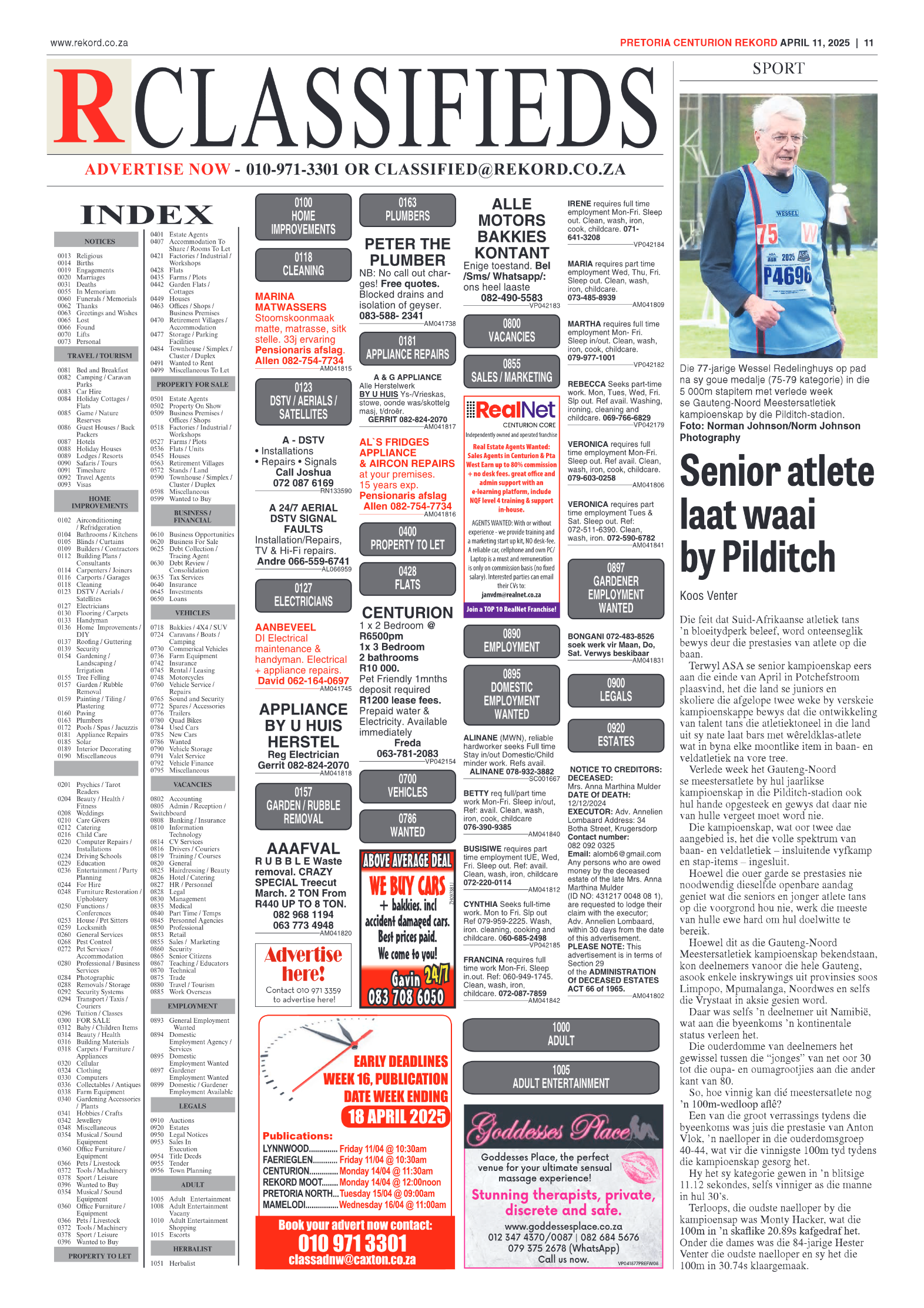 Rekord Centurion 11 April 2025 page 13