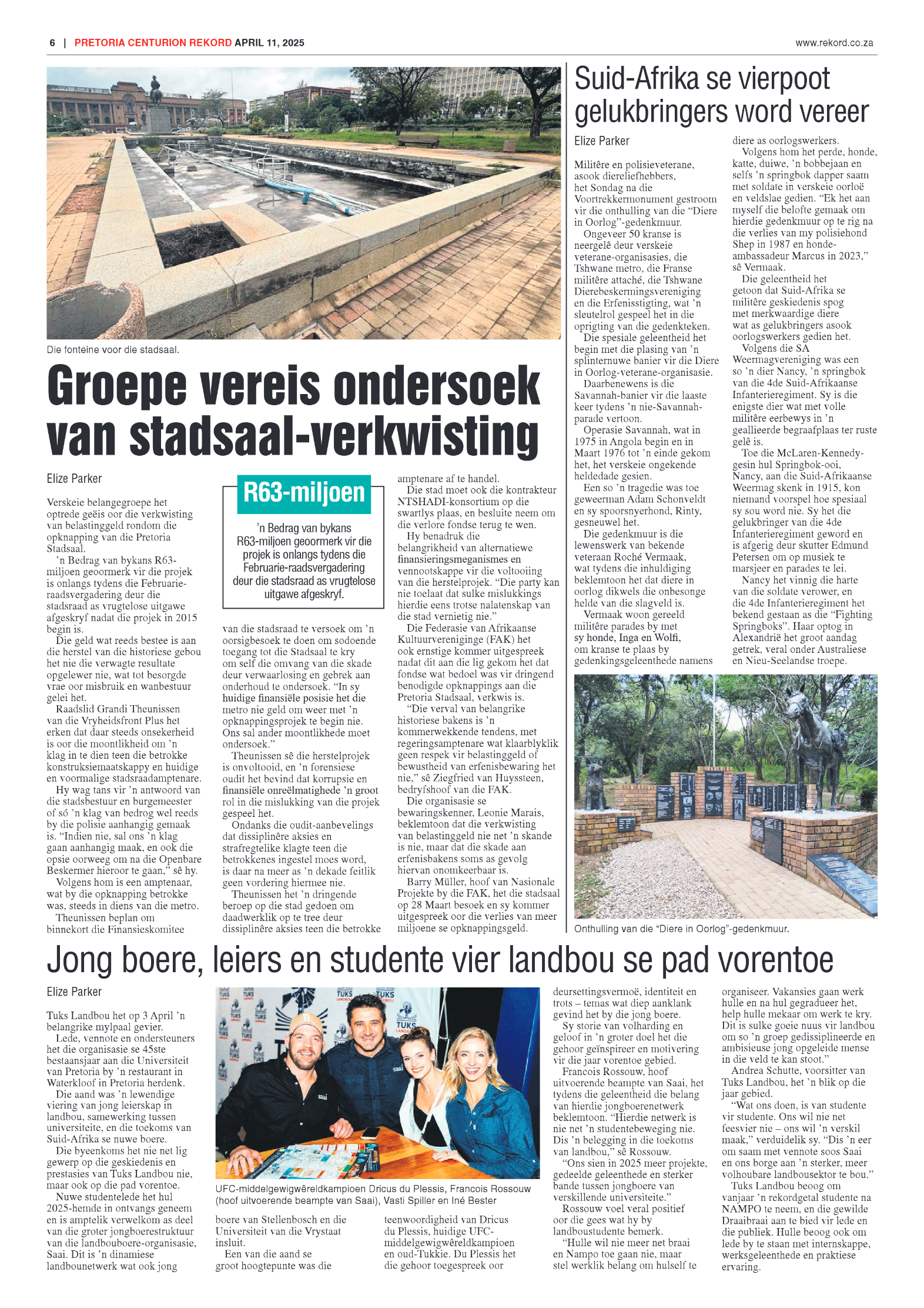 Rekord Centurion 11 April 2025 page 8
