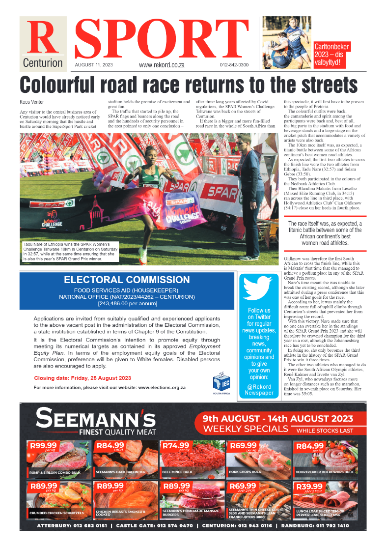 Rekord Centurion 11 August 2023 page 12