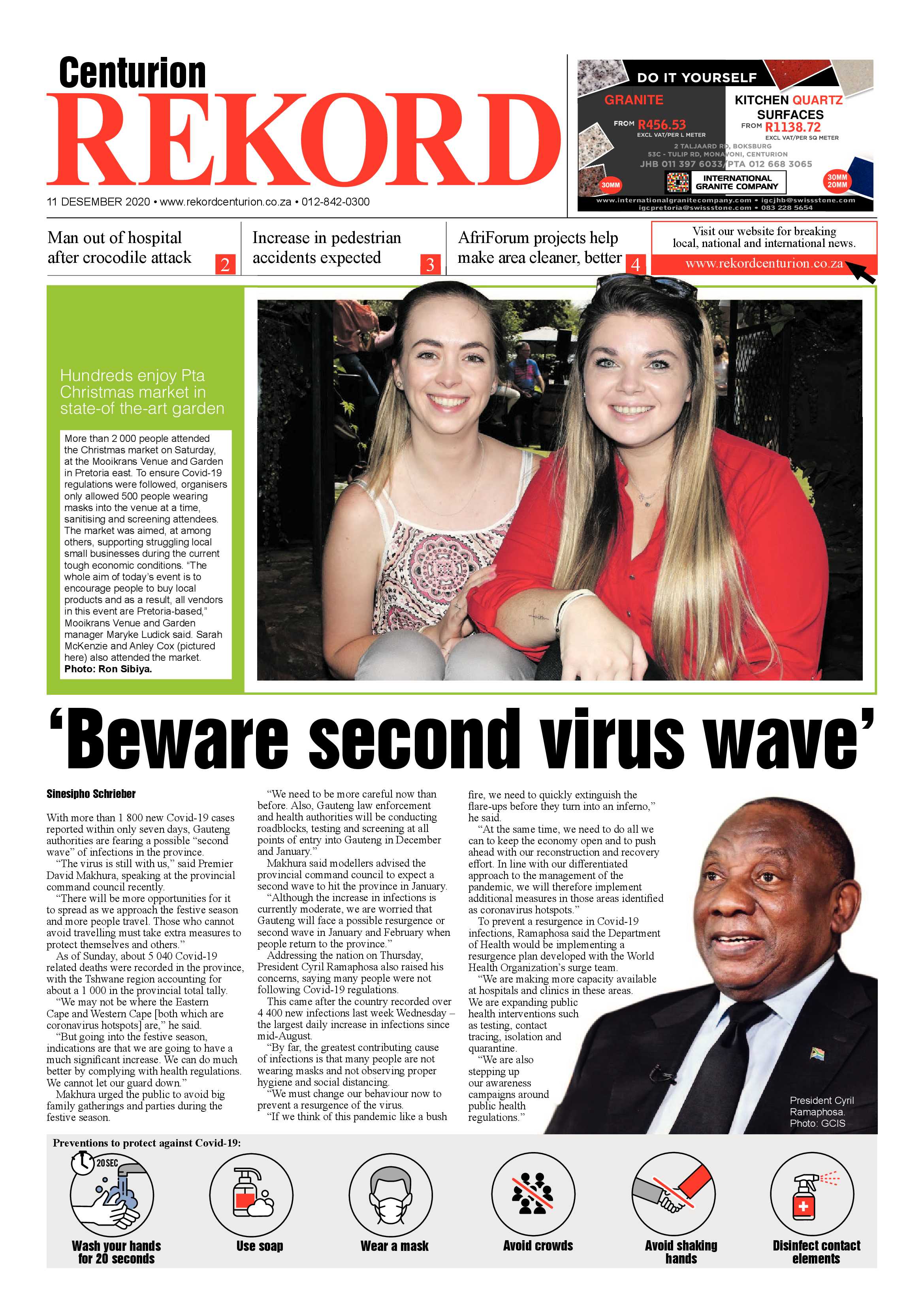 Rekord Centurion 11 December 2020 page 1