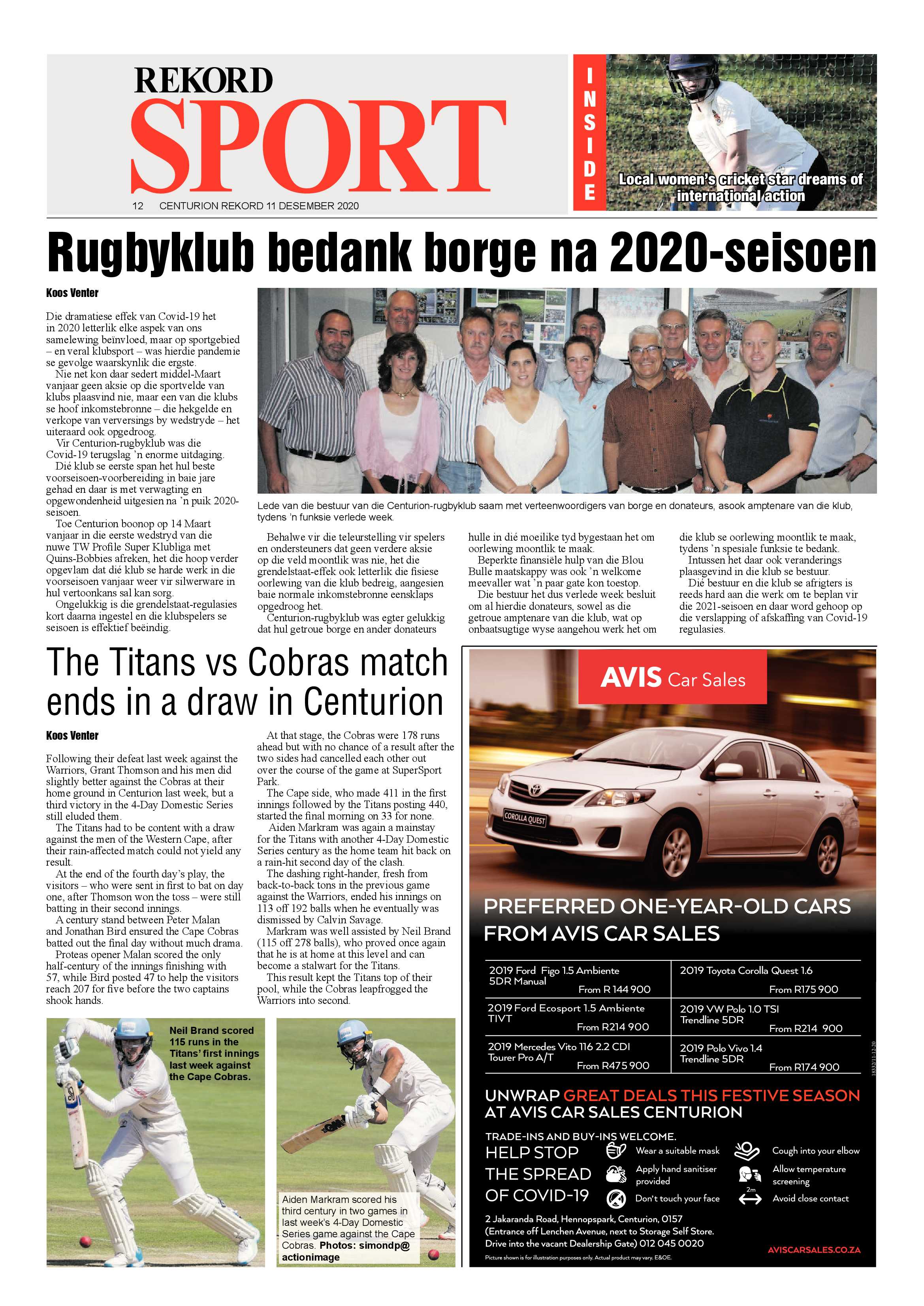 Rekord Centurion 11 December 2020 page 12