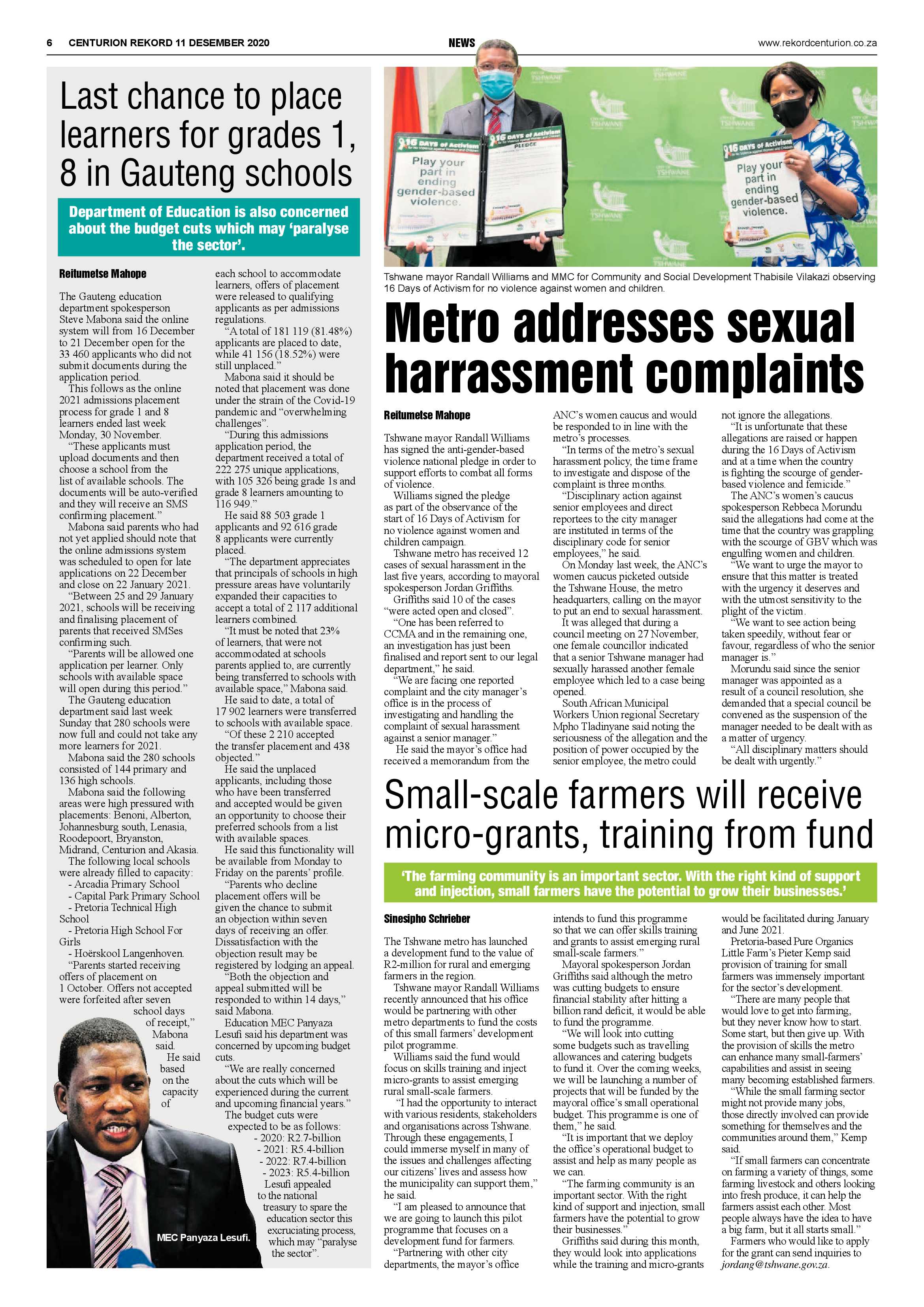Rekord Centurion 11 December 2020 page 6