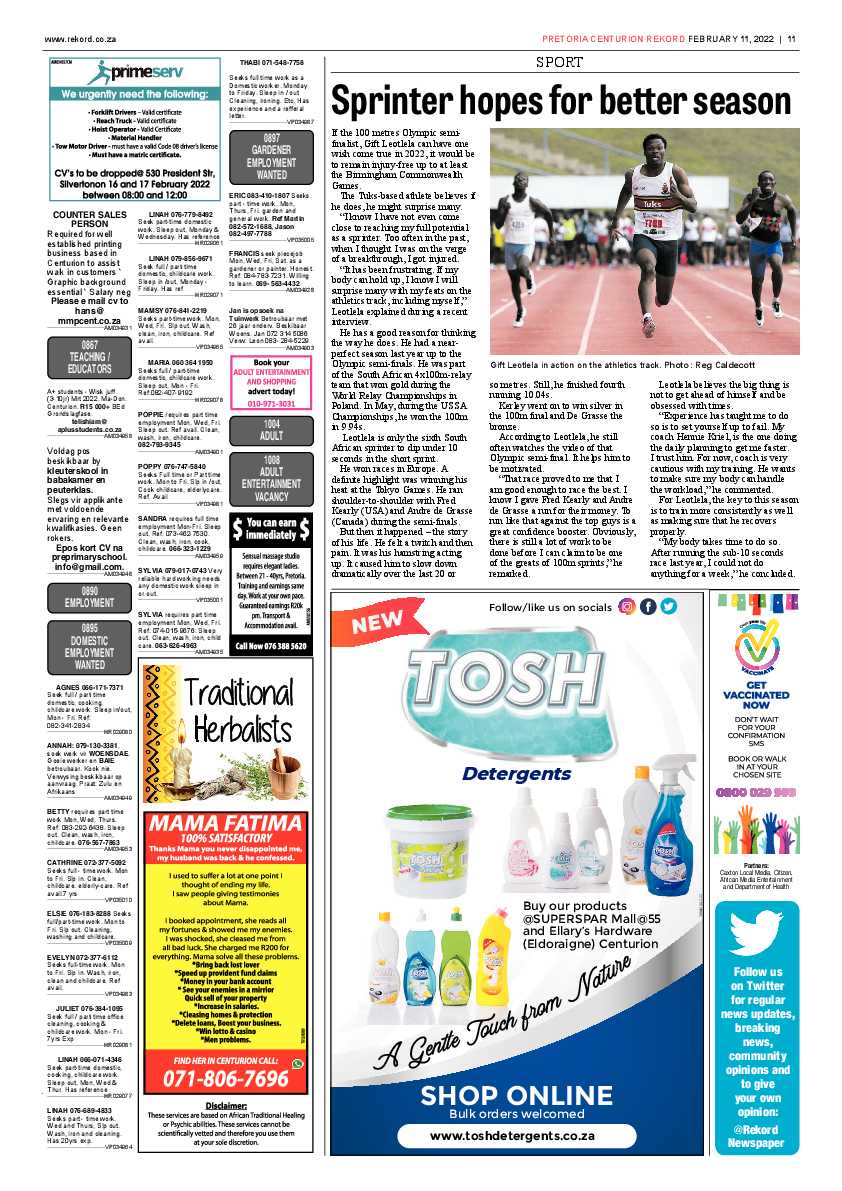 Rekord Centurion 11 February 2022 page 11