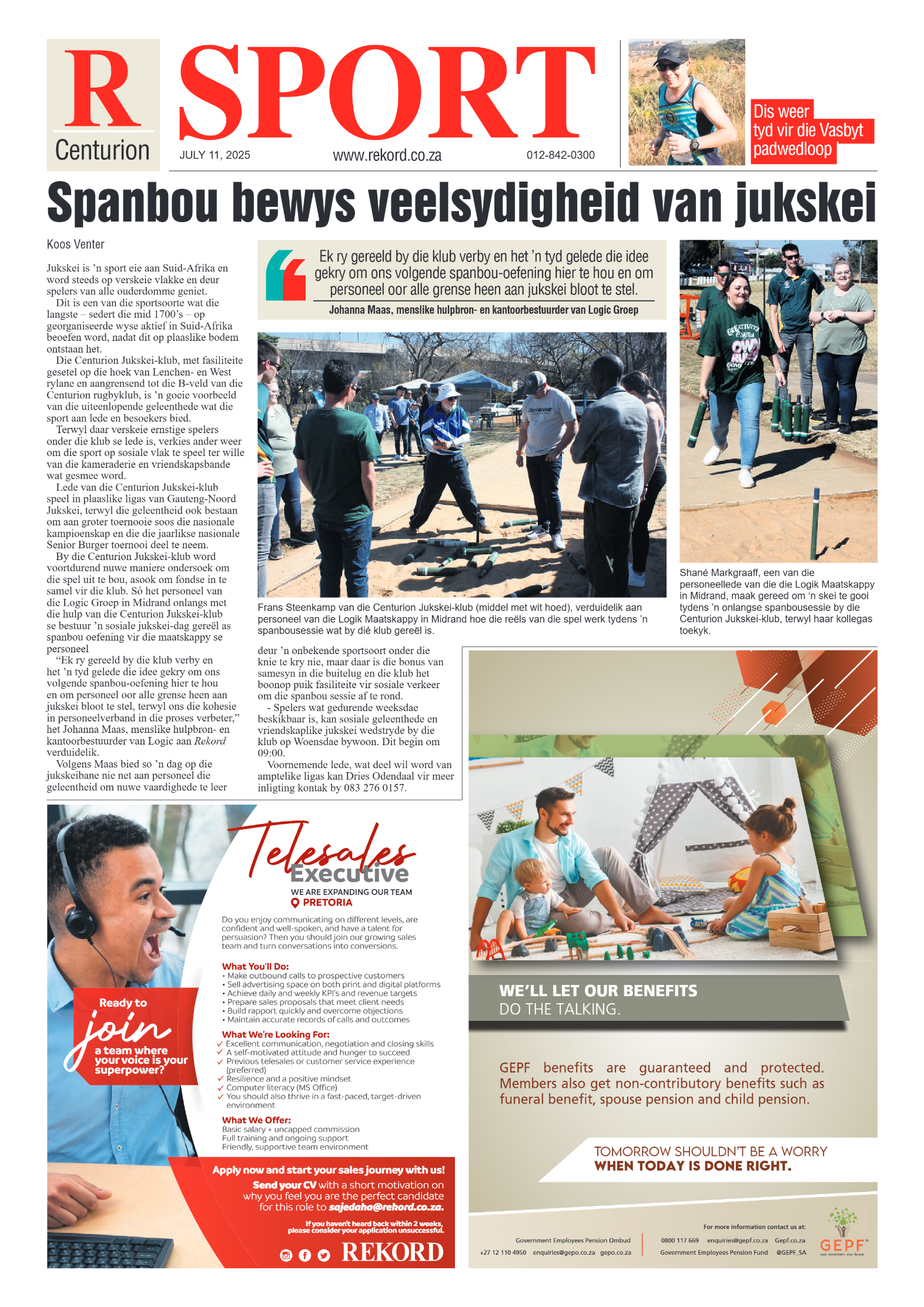 Rekord Centurion 11 July 2025 page 10