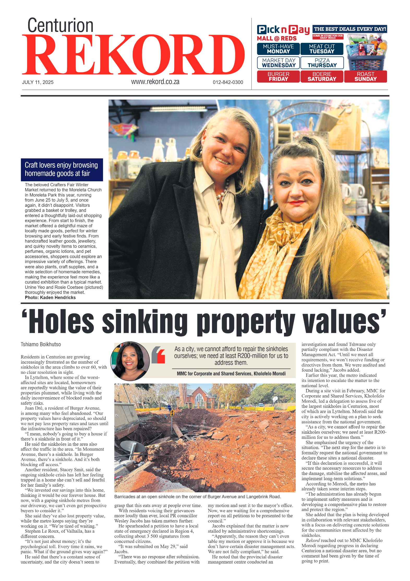 Rekord Centurion 11 July 2025 page 3