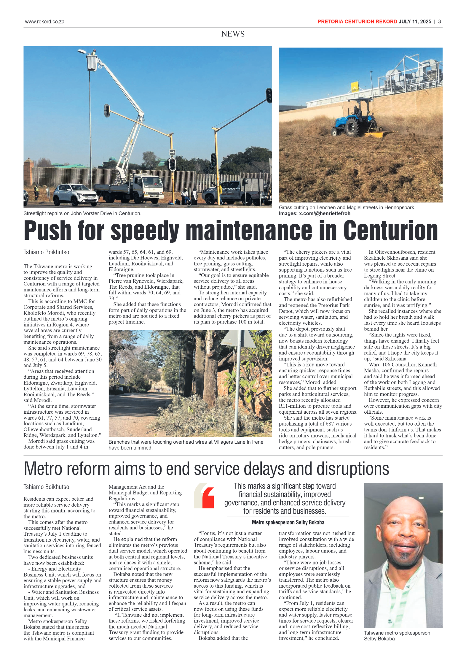 Rekord Centurion 11 July 2025 page 5