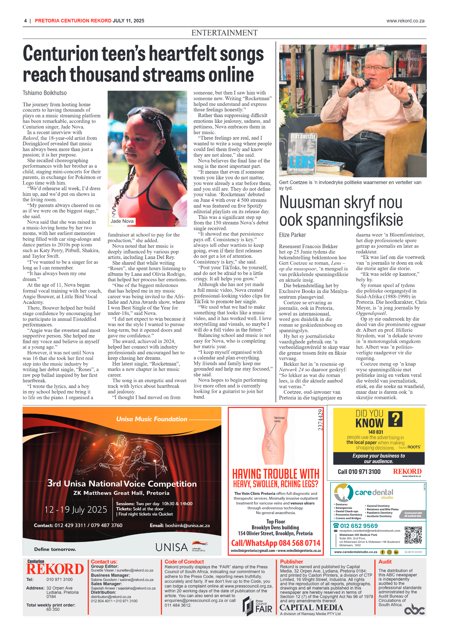 Rekord Centurion 11 July 2025 page 6