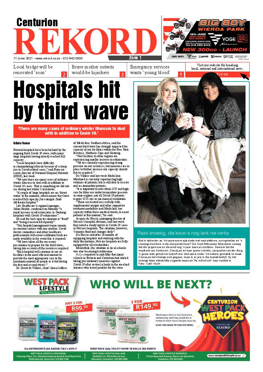 Rekord Centurion 11 June 2021 page 1