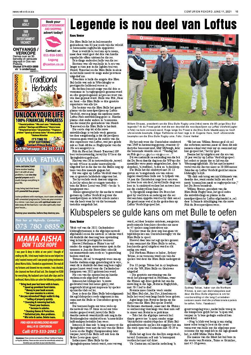 Rekord Centurion 11 June 2021 page 15