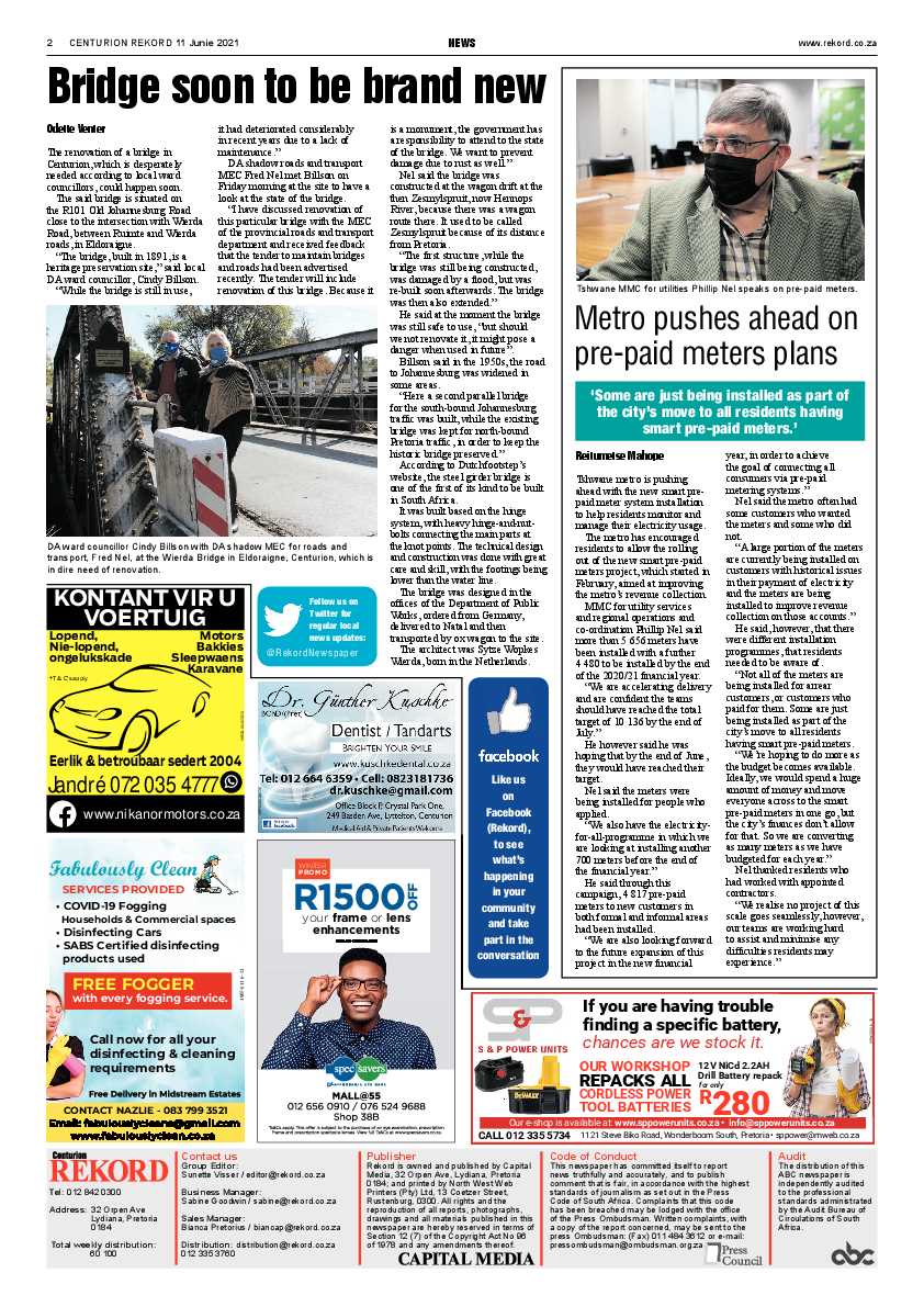 Rekord Centurion 11 June 2021 page 2