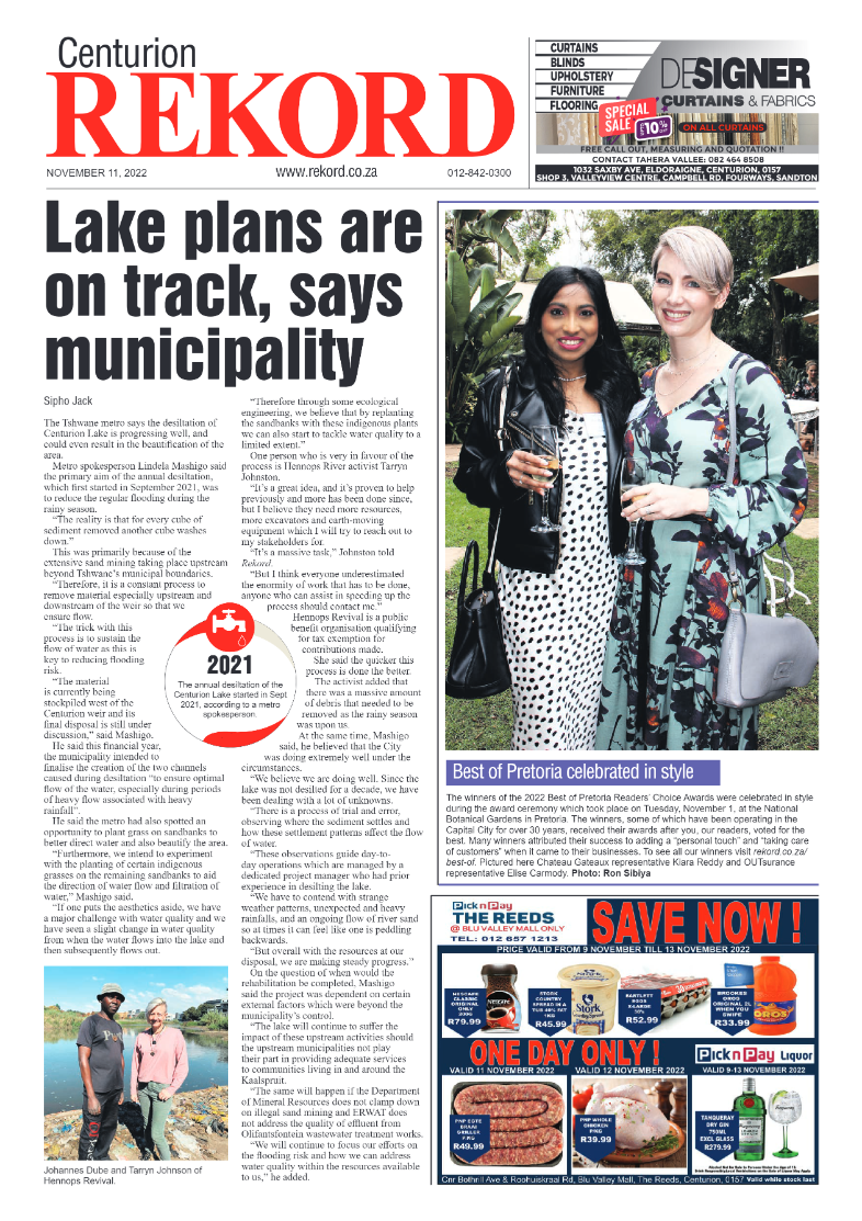 Rekord Centurion 11 November 2022 page 1