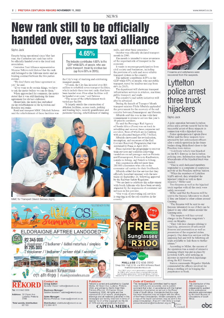 Rekord Centurion 11 November 2022 page 2
