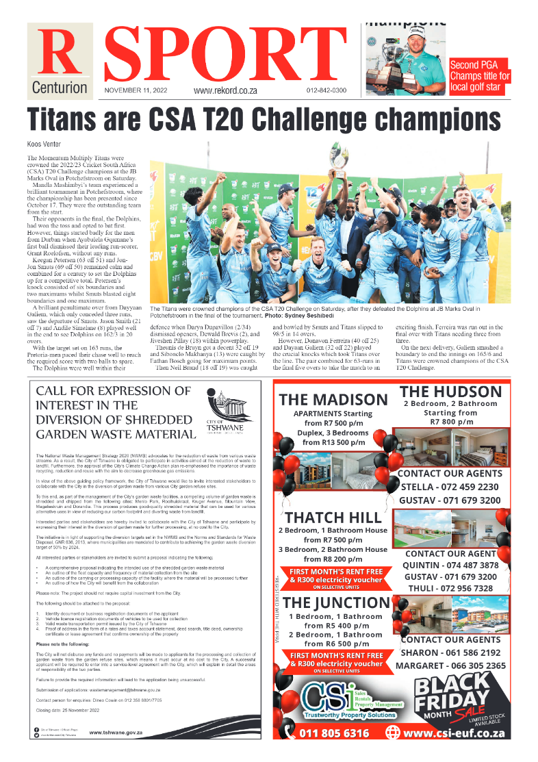 Rekord Centurion 11 November 2022 page 8