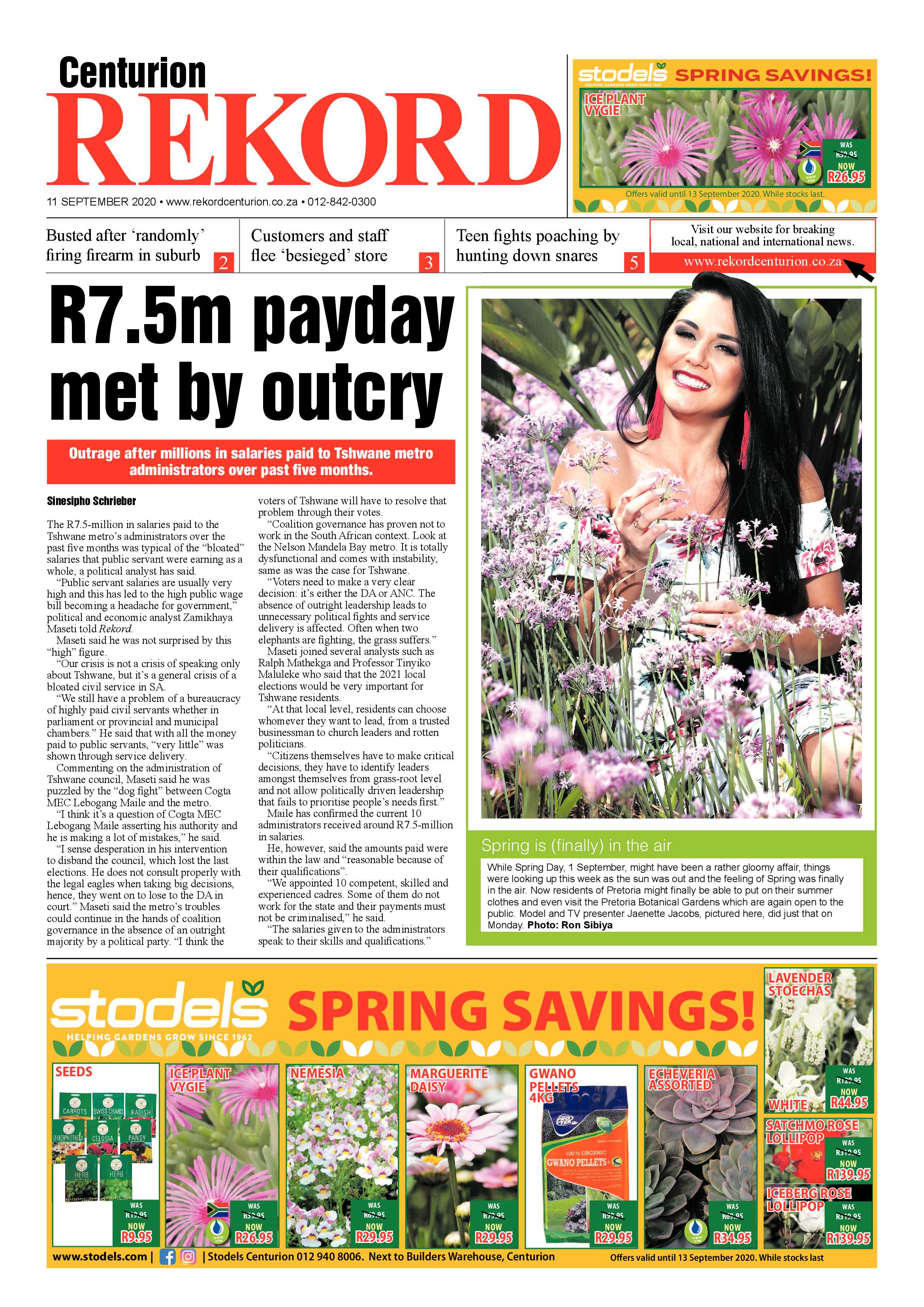Rekord Centurion 11 September 2020 page 1