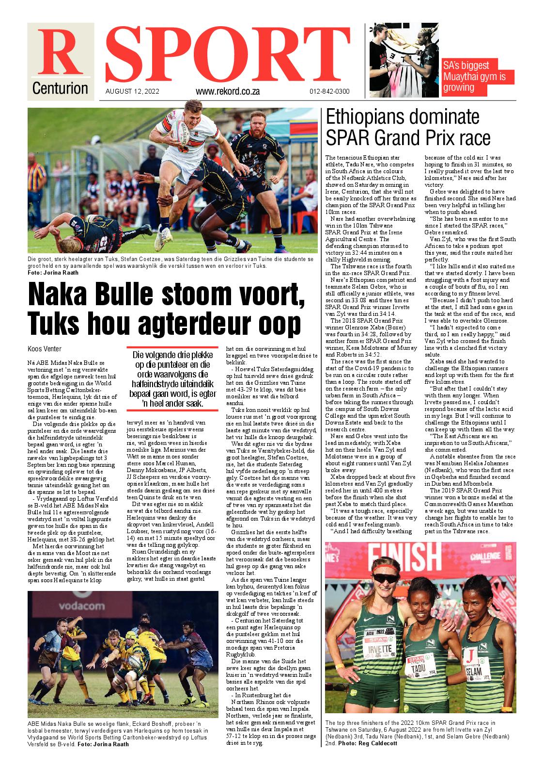 Rekord Centurion 12 August 2022 page 8
