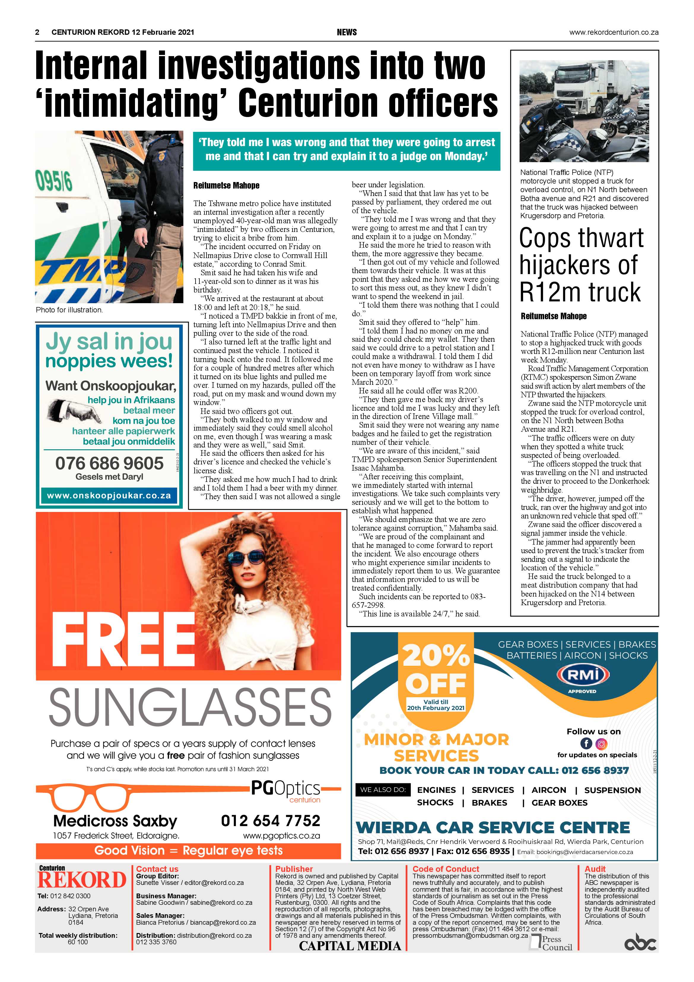 Rekord Centurion 12 February 2021 page 2