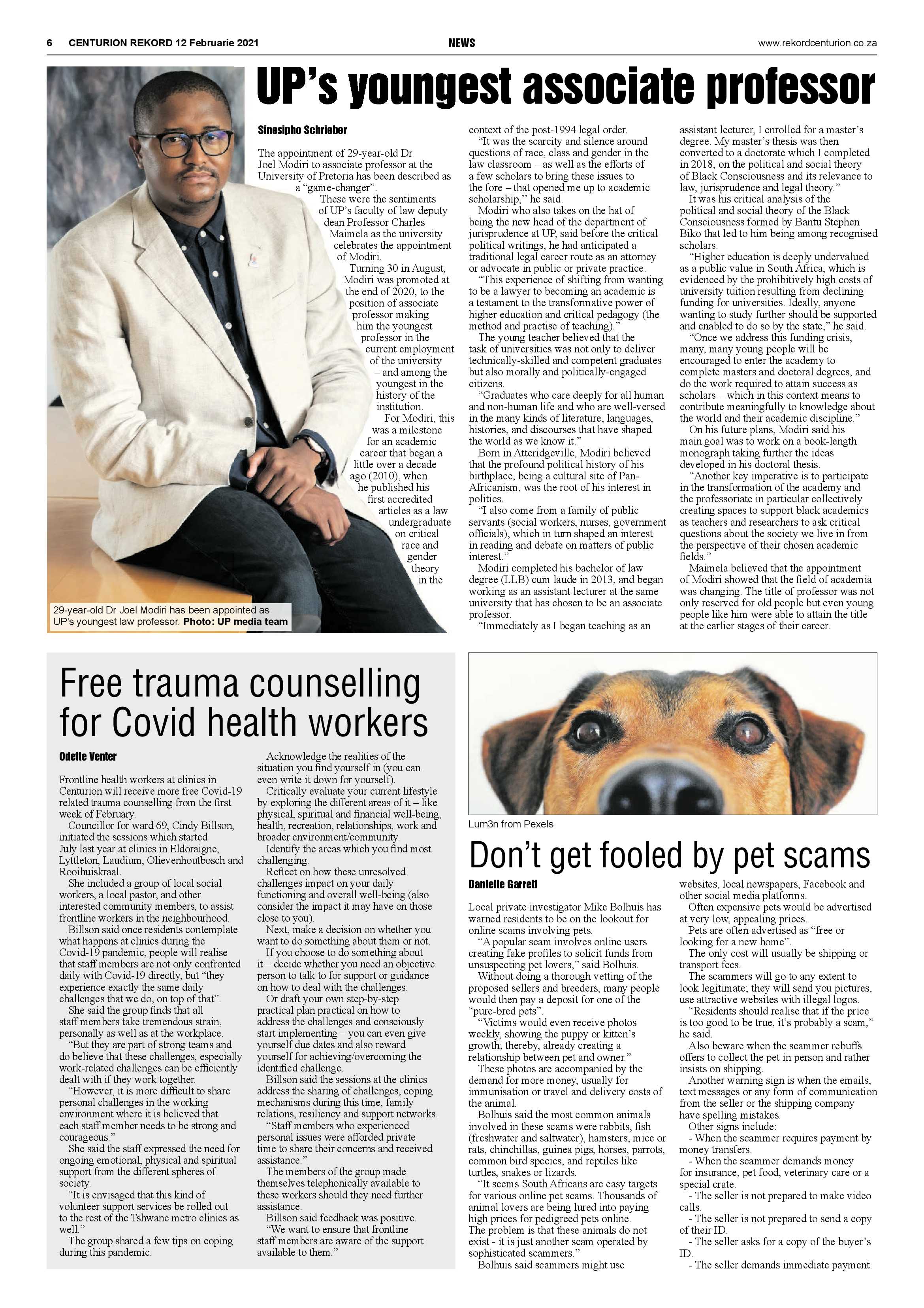 Rekord Centurion 12 February 2021 page 6