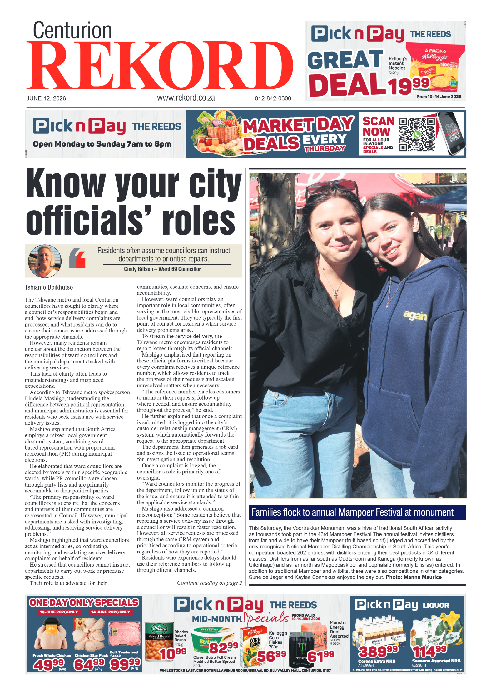 Rekord Centurion 12 June 2026 page 3
