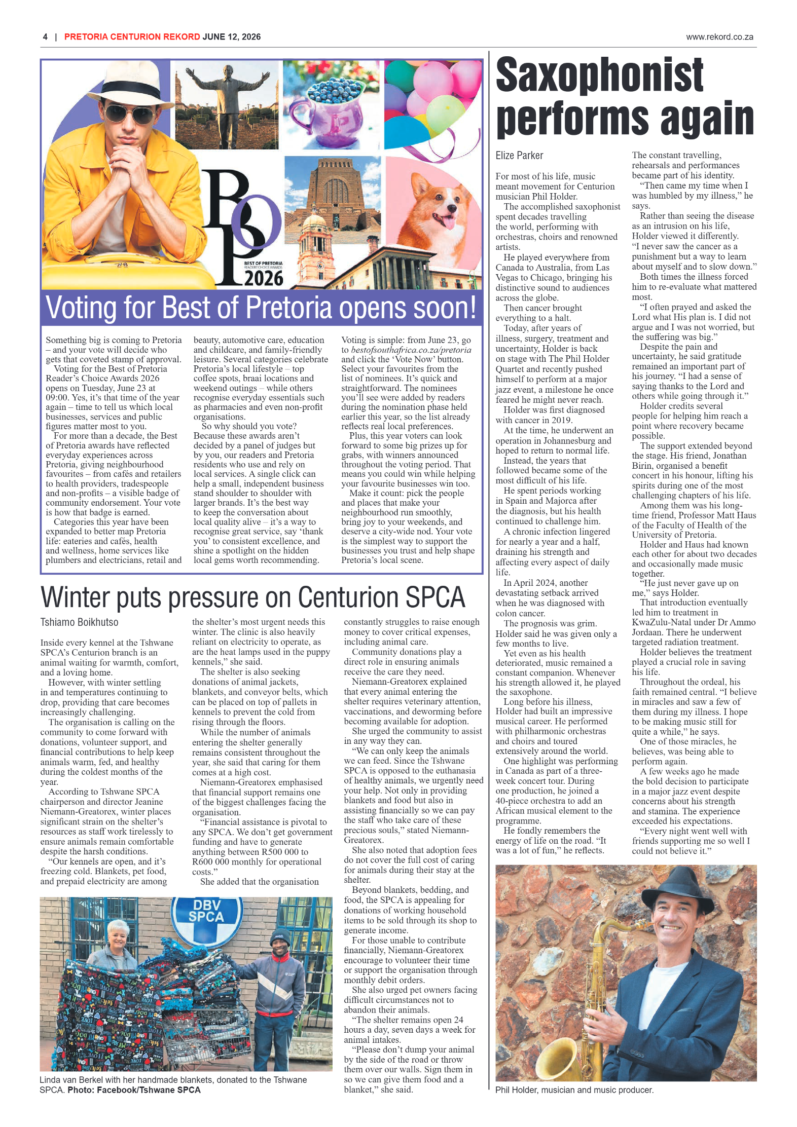 Rekord Centurion 12 June 2026 page 6