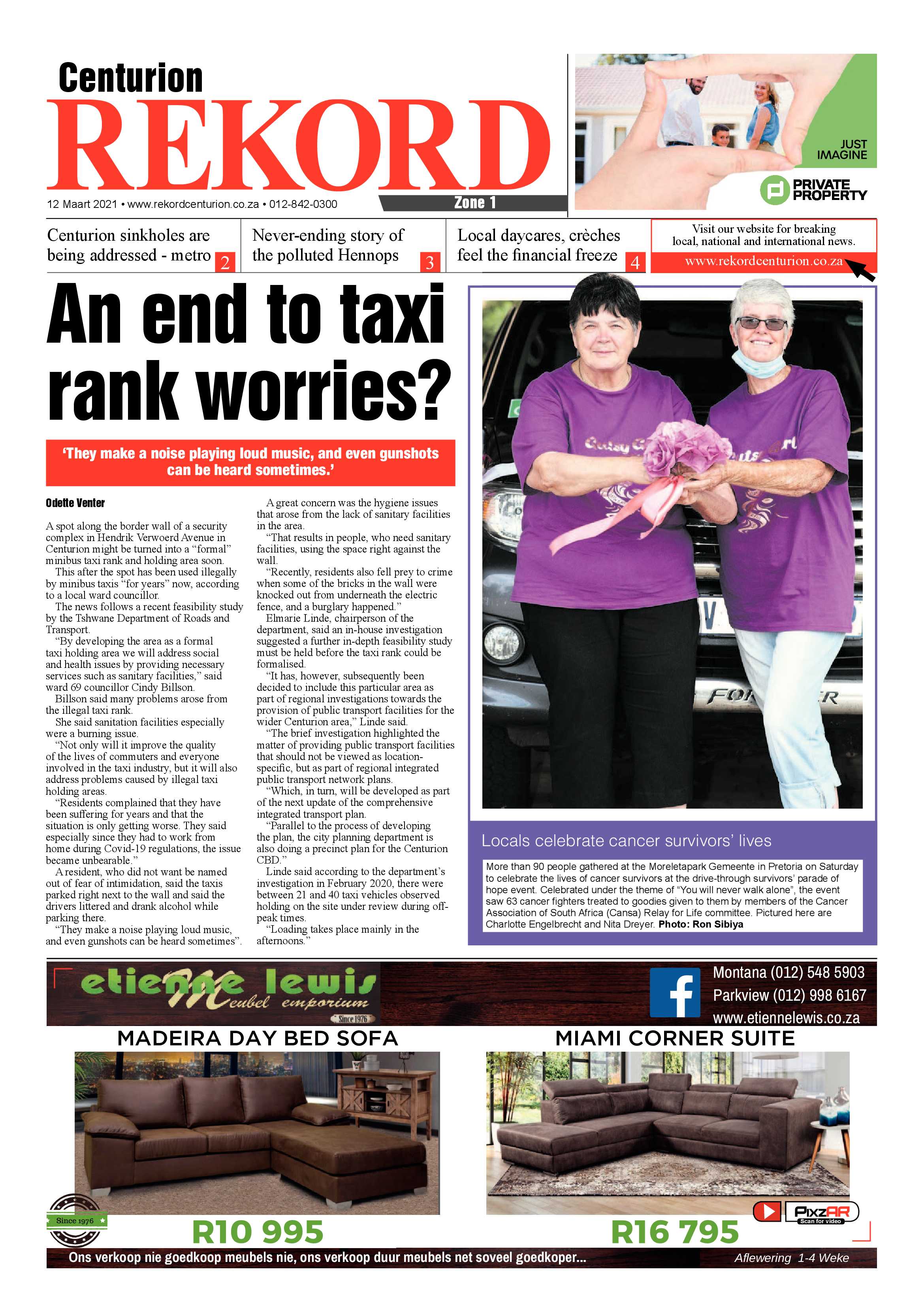 Rekord Centurion 12 March 2021 page 1