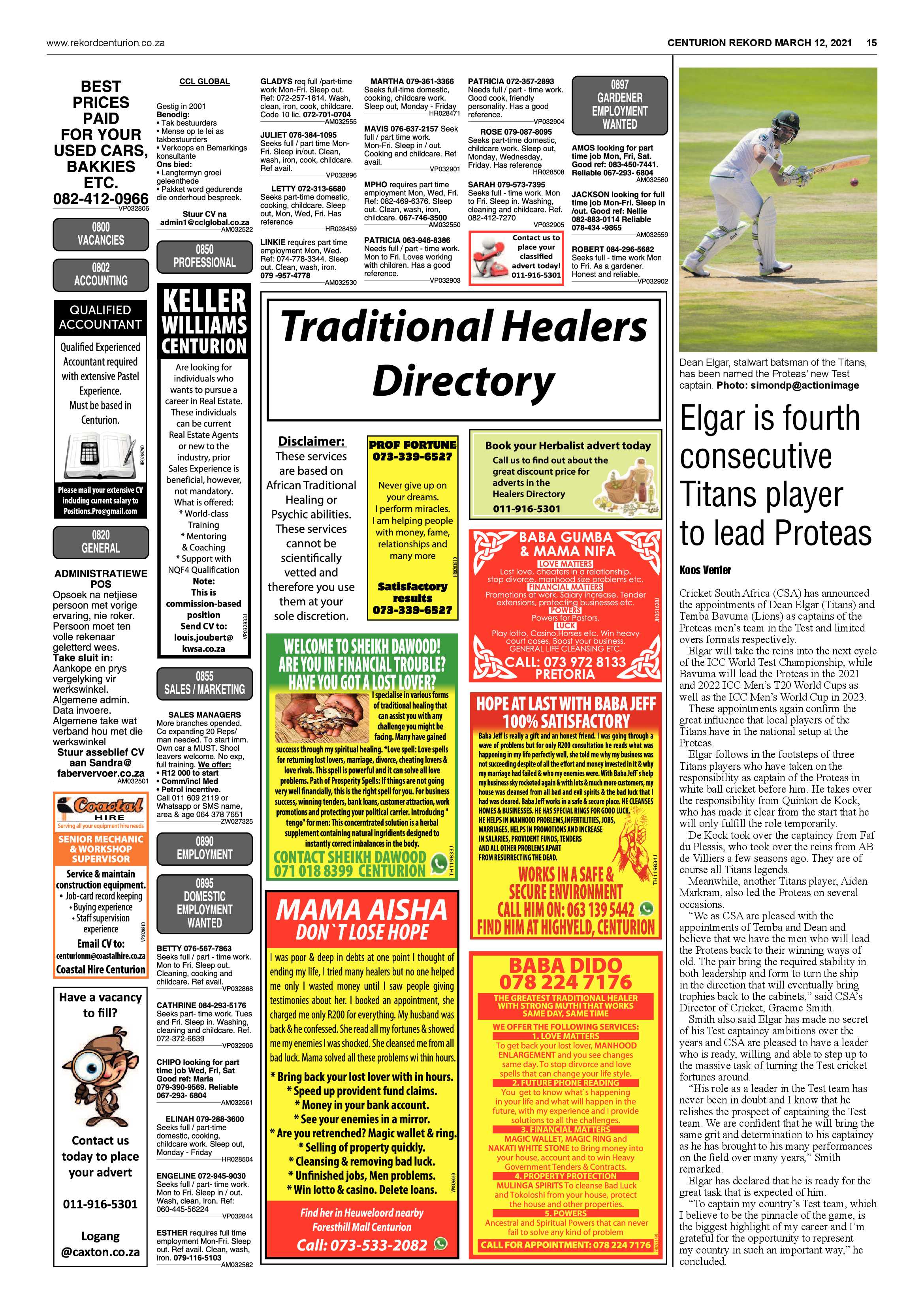 Rekord Centurion 12 March 2021 page 15